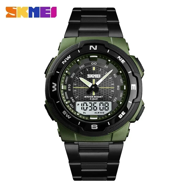 Skmei 1370 Luxury Full Steel Business Waterproof Wristwatch