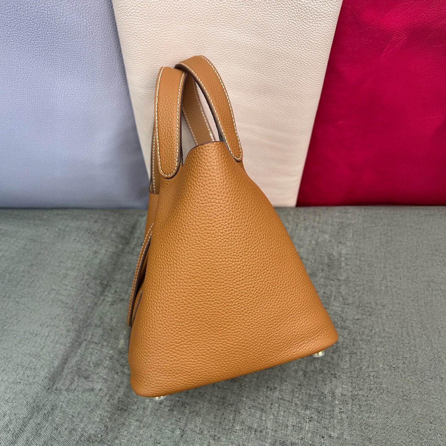 Mendy Mini Bucket Bag Women Genuine Leather Crossbody