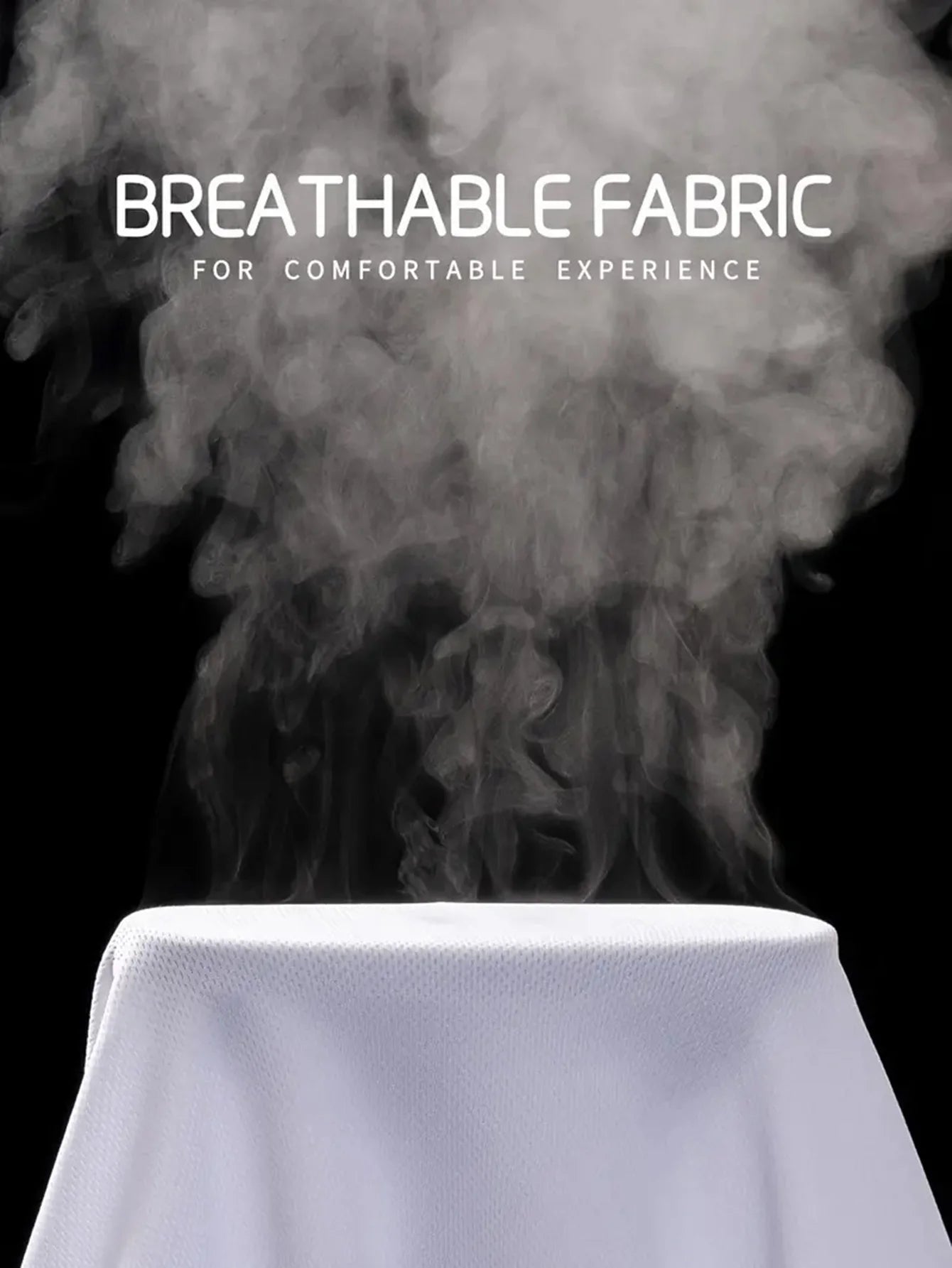 Round Neck White T Shirt Ultra Light Quick Dry For Men