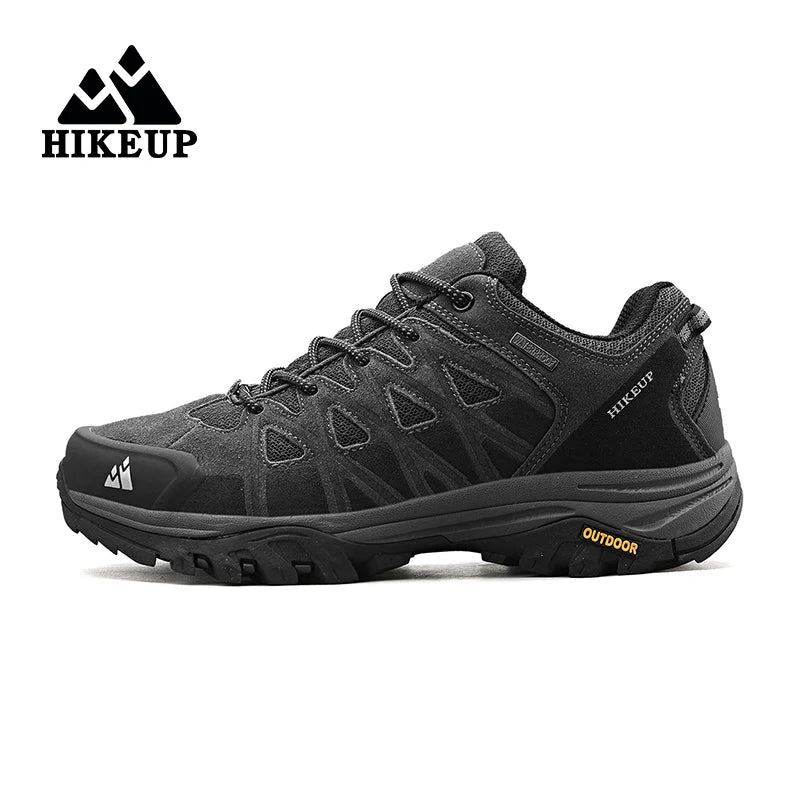 Mens Hiking Shoes Breathable Lace Up Trekking Outdoor