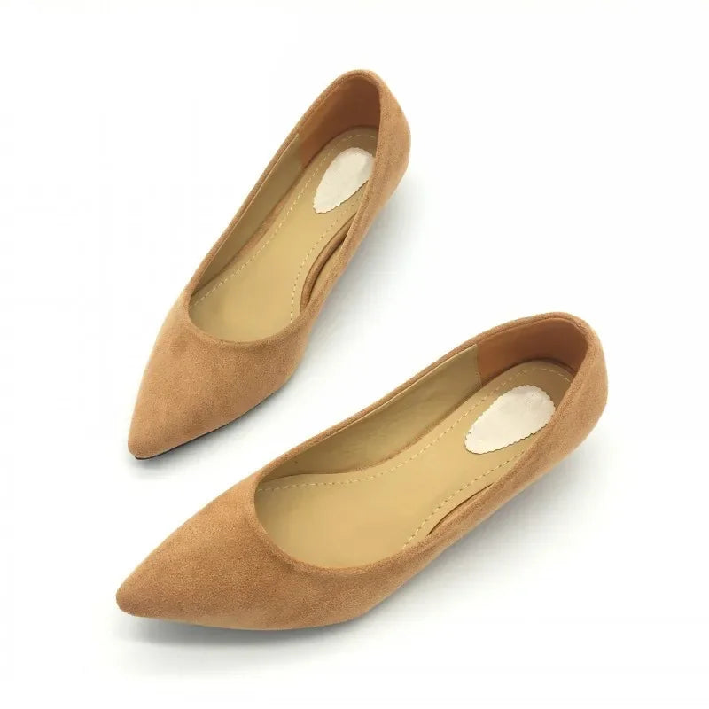 CEYANEAO Sexy Women Low Heel Pumps Slip On Spring Autumn