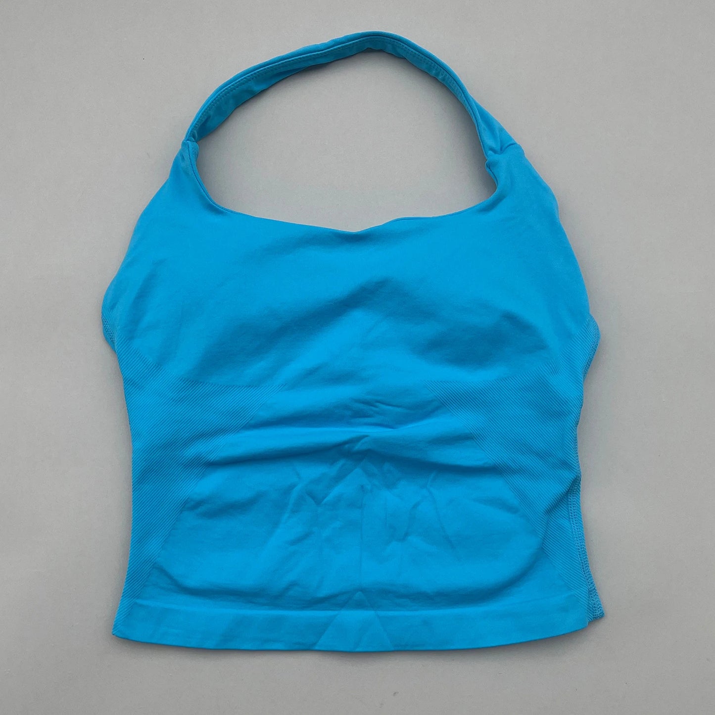 No Logo Womens Halter Top And Shorts Yoga Set Activewear