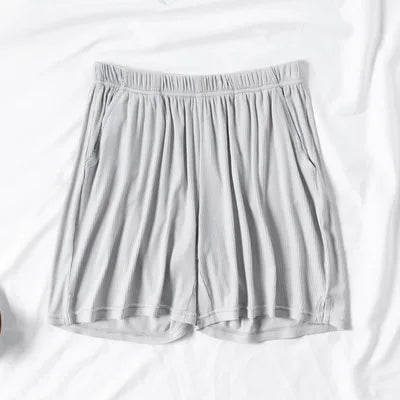Thin Summer Loose Shorts Elastic Waist Pajama Pants