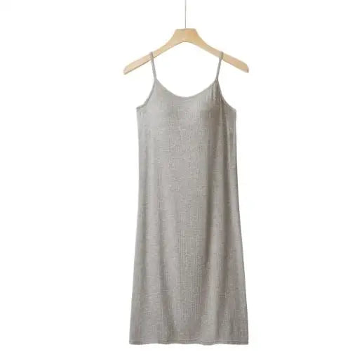 Sexy Modal Cotton Nightdress With Sling Bra Sleepwear