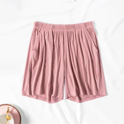 Thin Summer Loose Shorts Elastic Waist Pajama Pants