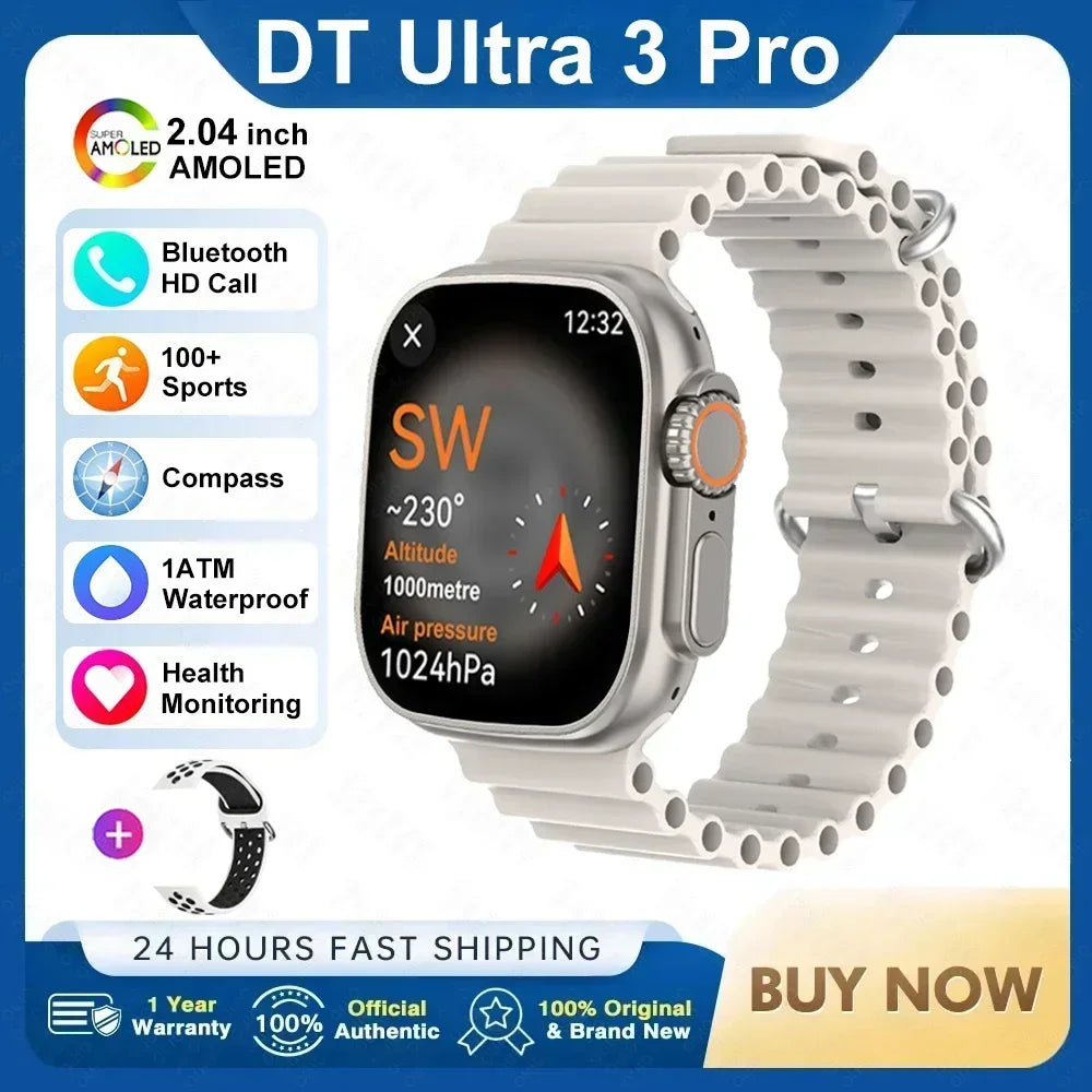 DT Ultra 3 Pro Smartwatch GPS NFC Bluetooth 32GB Waterproof