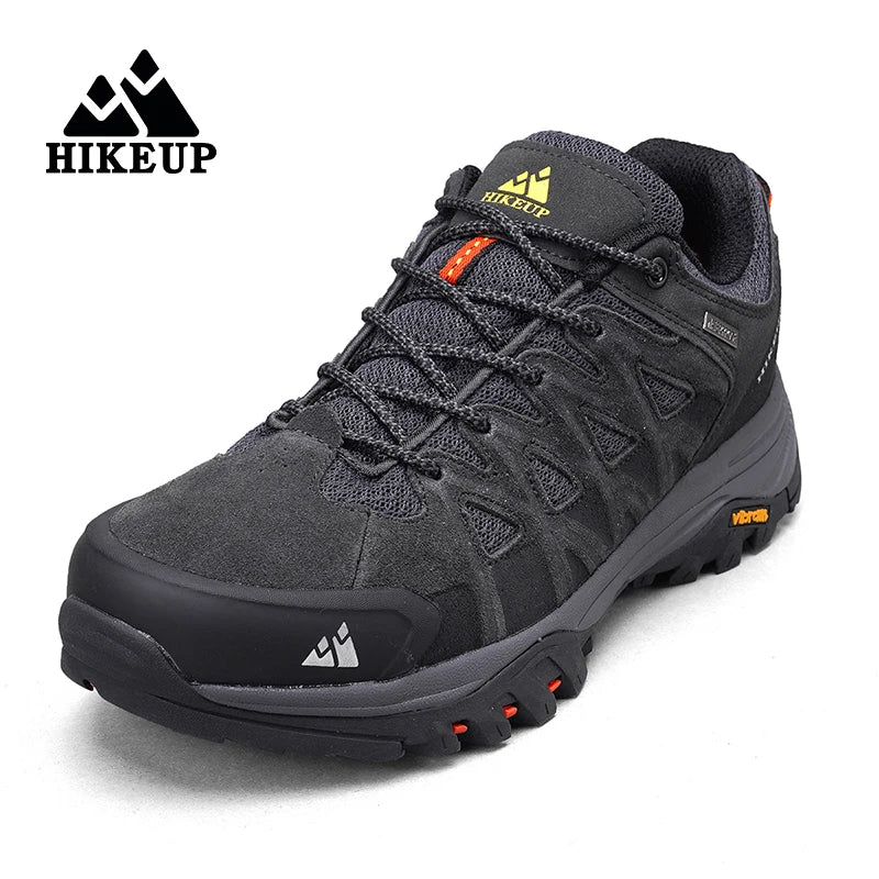 Mens Hiking Shoes Breathable Lace Up Trekking Outdoor
