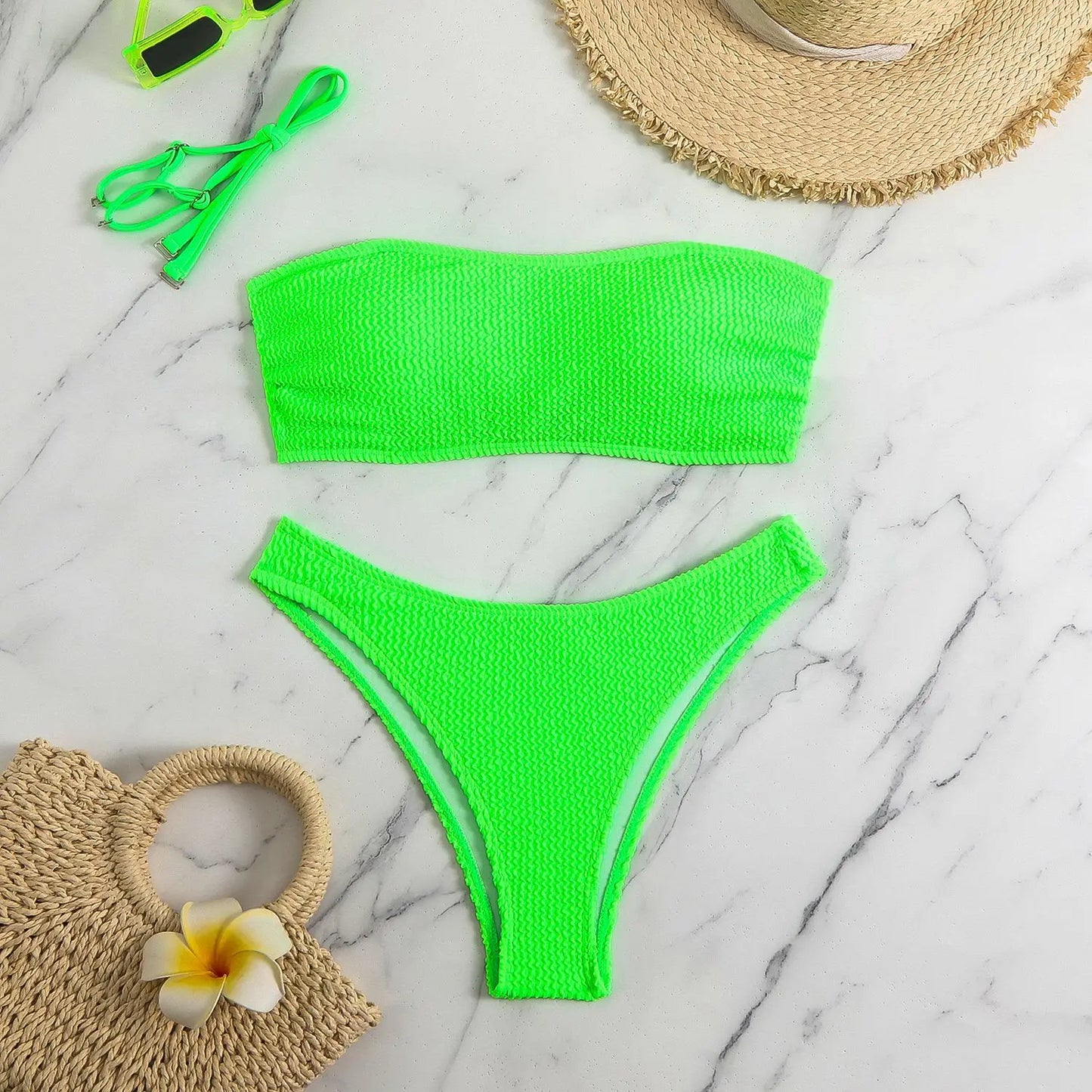 Sexy Women Halter Bikini Two Piece Swimsuit Set 2025
