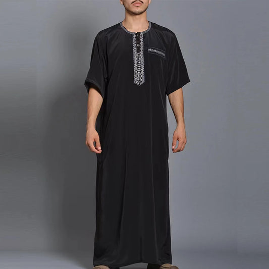 Moroccan Mens Traditional Boubou Jalabiya Thobe Ramadan