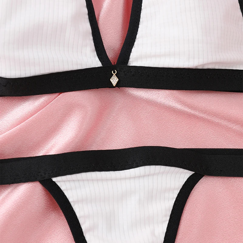 2024 Women Brazilian Thong Bikini Set Micro Swimwear