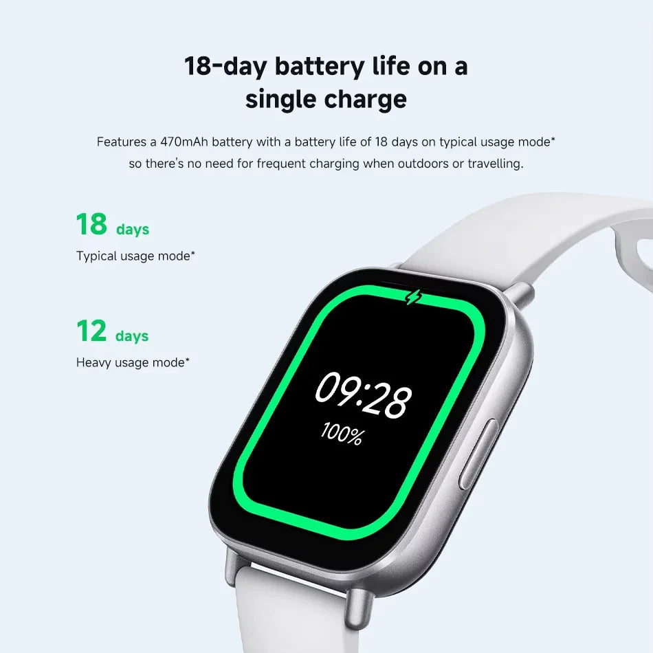 Global Redmi Watch 5 Active 2 Inch Display 18 Day Battery