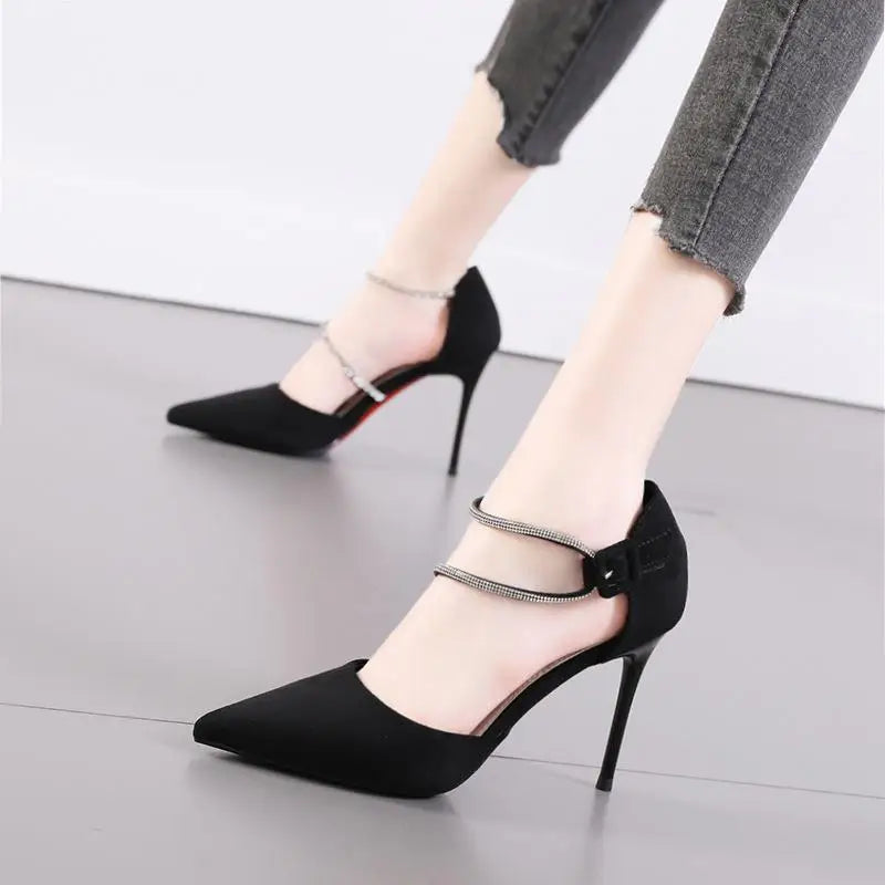 Pointed Toe High Heels With Thin Heel For Women Versatile