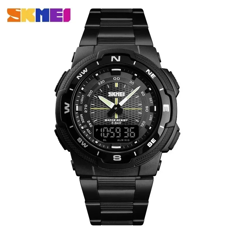 Skmei 1370 Luxury Full Steel Business Waterproof Wristwatch