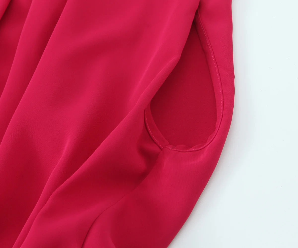 Traf Women 2025 Spring Tongle Short Jumpsuit Round Neck Fit