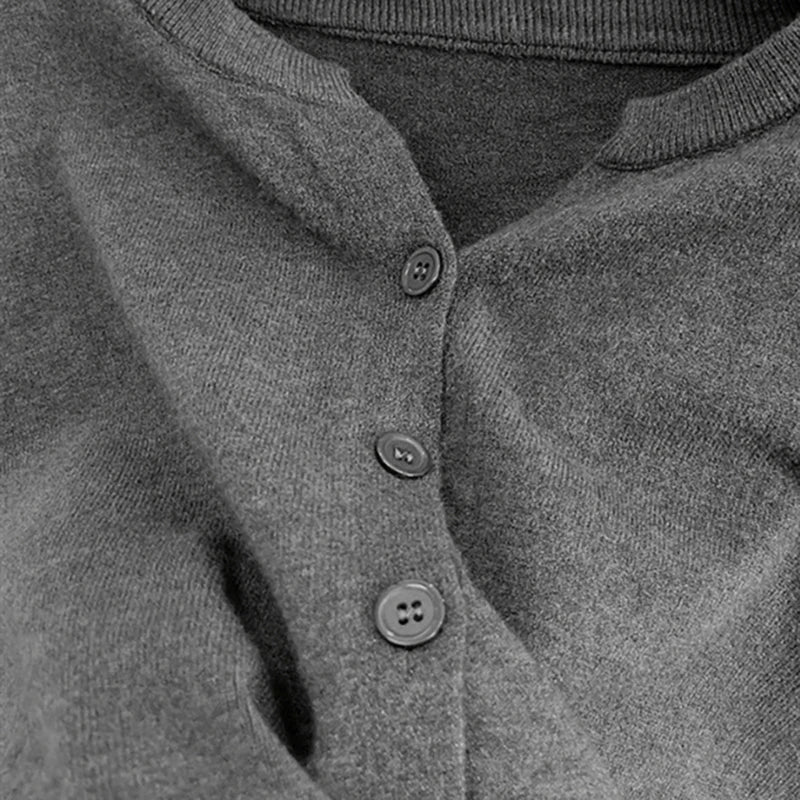 Korean Loose Knit Cashmere Fleece Sweater for Women