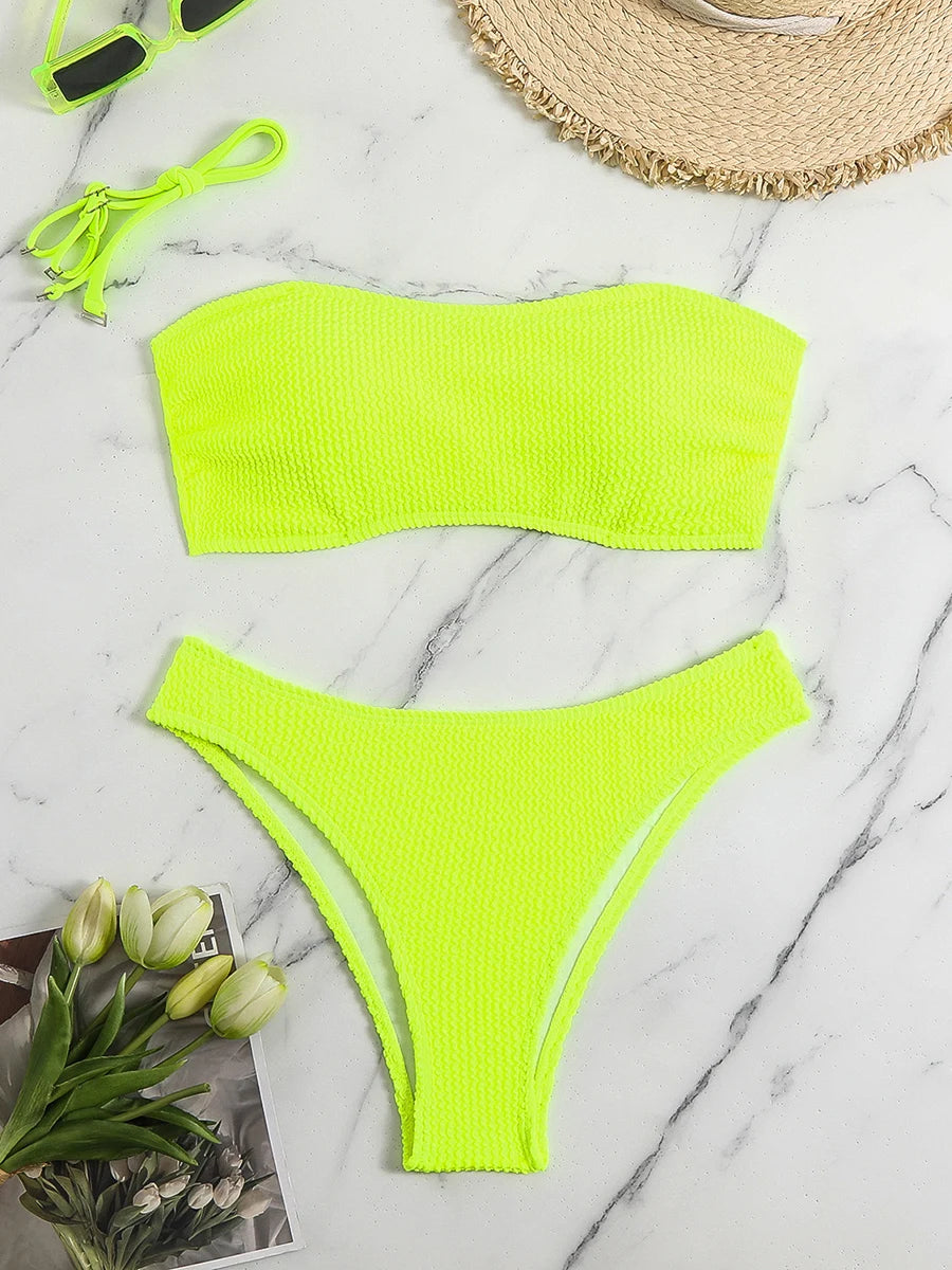 Sexy Women Halter Bikini Two Piece Swimsuit Set 2025
