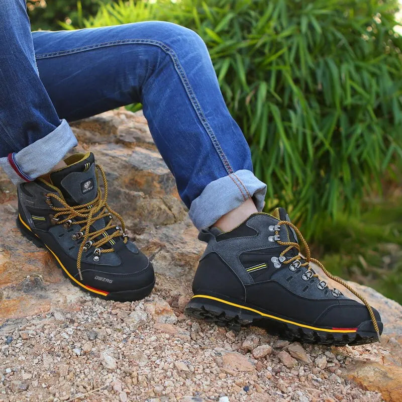 Mens Hiking Shoes Outdoor Mountain Climbing Snow Boots
