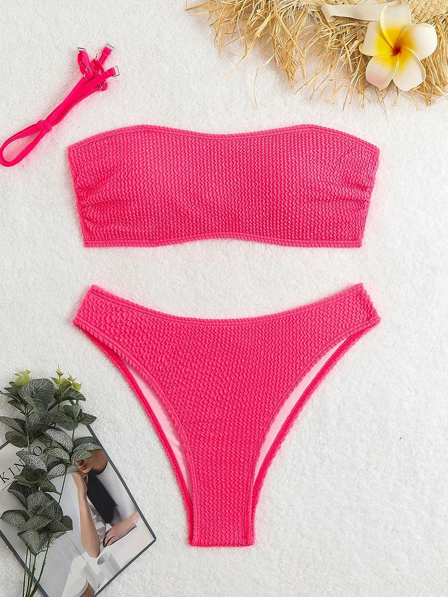 Sexy Women Halter Bikini Two Piece Swimsuit Set 2025
