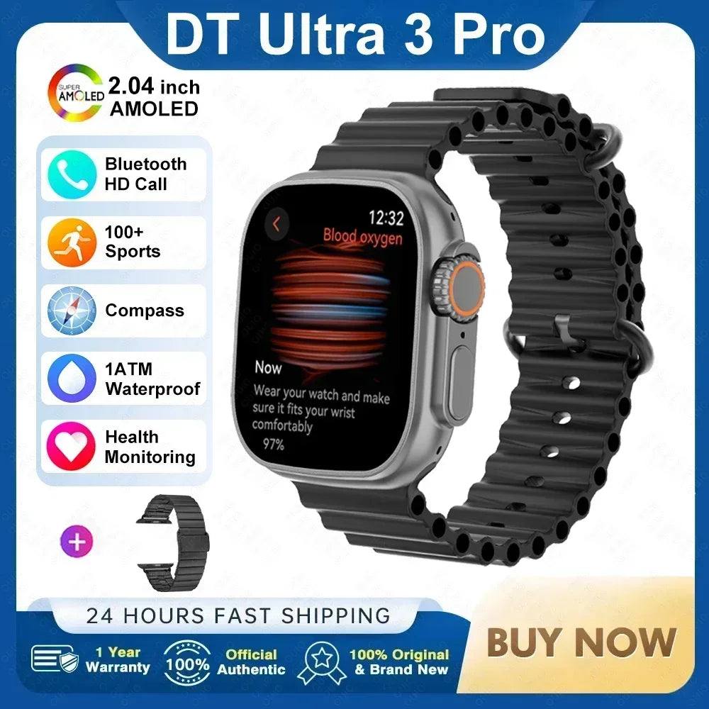 DT Ultra 3 Pro Smartwatch GPS NFC Bluetooth 32GB Waterproof