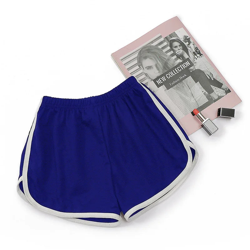 Women Elastic Shorts Loose Fit Quick Dry Running Fitness