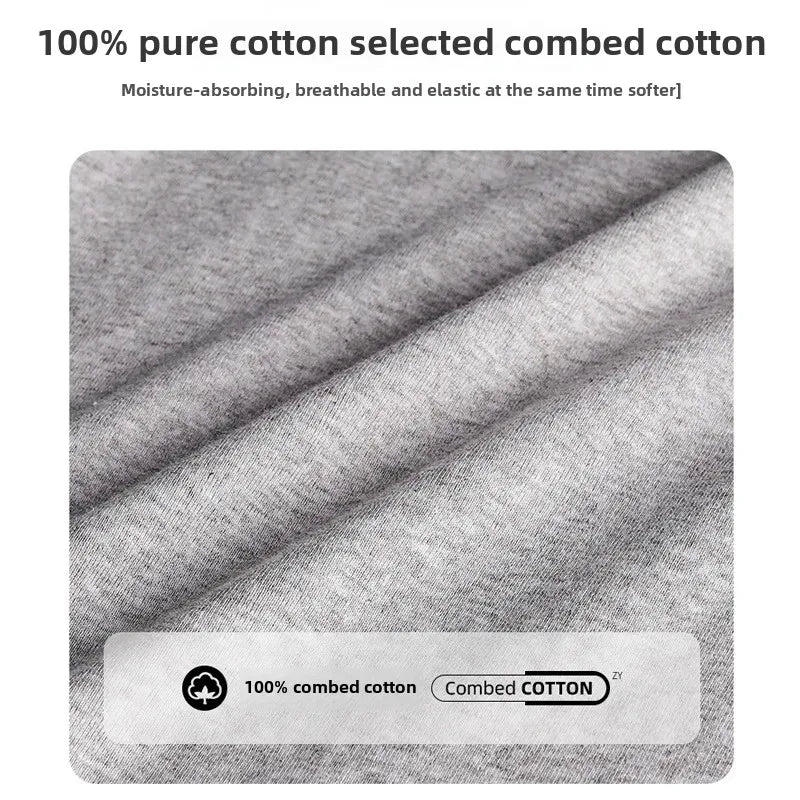 Men Premium Pure Cotton Sleeveless Fitness Vest Breathable