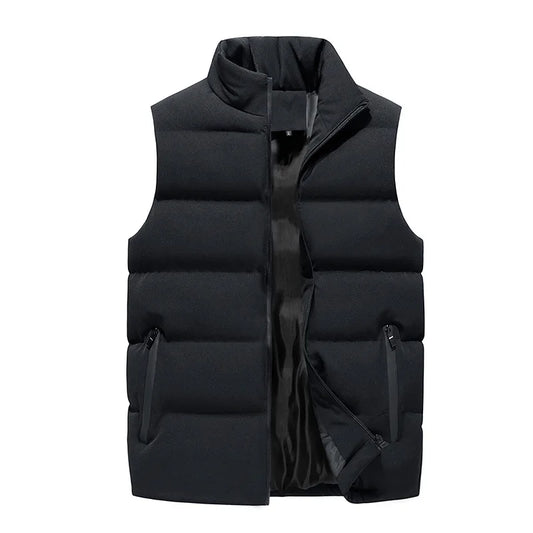 Soft Padded Mens Waistcoat Windproof Winter Vest Outer
