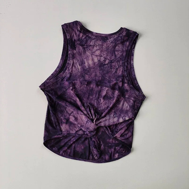 Womens Quick Dry Sports Vest Sleeveless Mesh Yoga Top