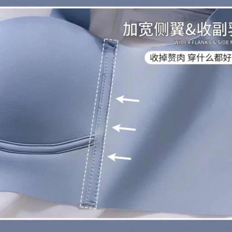 Three Pack Ice Silk Wireless Bralette Set For Women