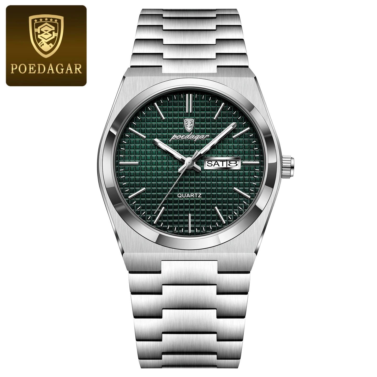 POEDAGAR Luxury Sport Military Watch Waterproof Stainless