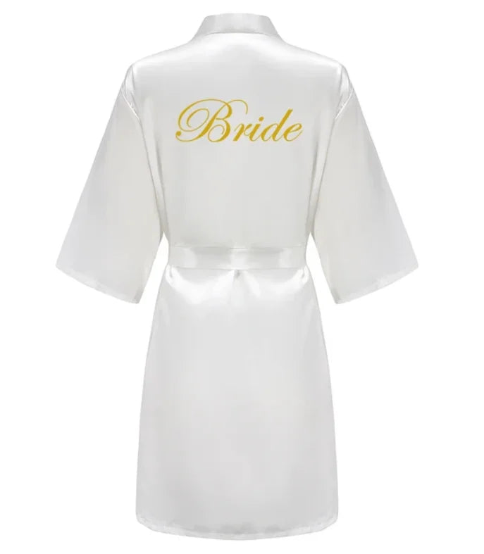 Wedding Party Bride Robe Kimono Satin Pajamas SP2000
