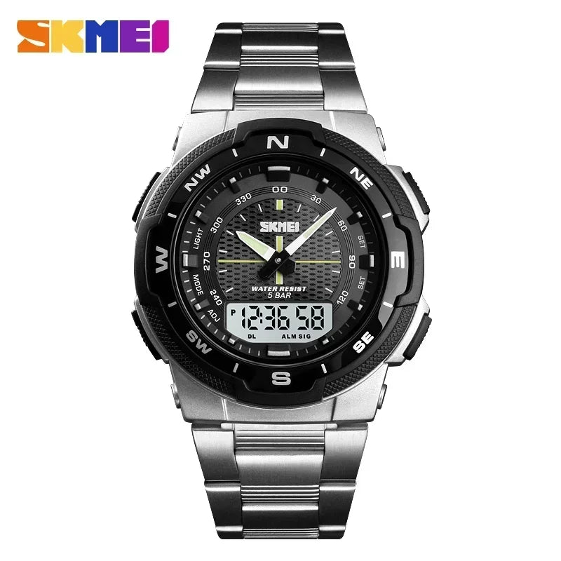 Skmei 1370 Luxury Full Steel Business Waterproof Wristwatch
