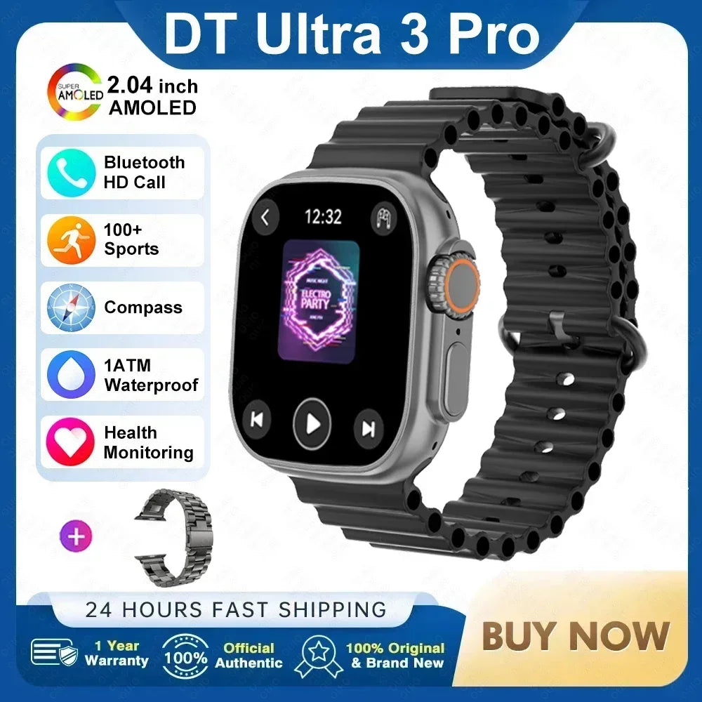 DT Ultra 3 Pro Smartwatch GPS NFC Bluetooth 32GB Waterproof