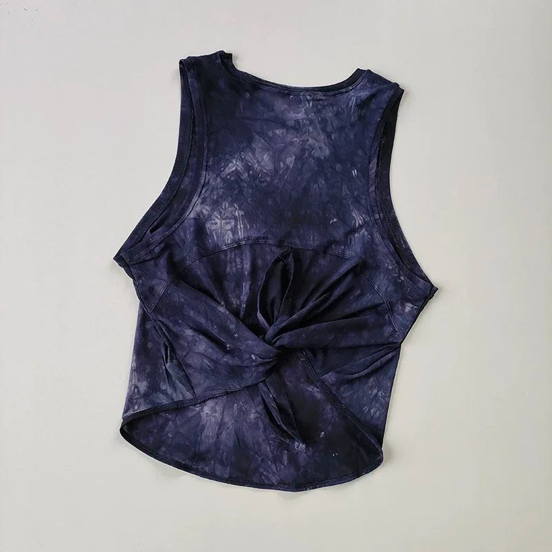 Womens Quick Dry Sports Vest Sleeveless Mesh Yoga Top