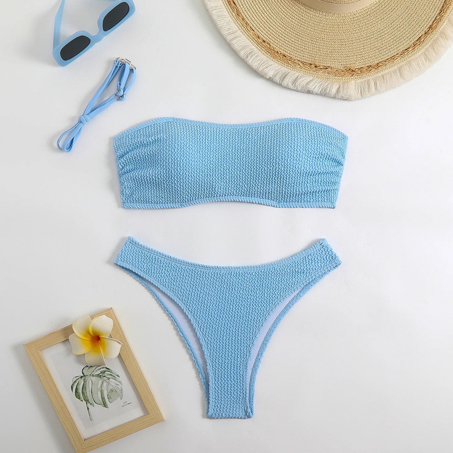 Sexy Women Halter Bikini Two Piece Swimsuit Set 2025