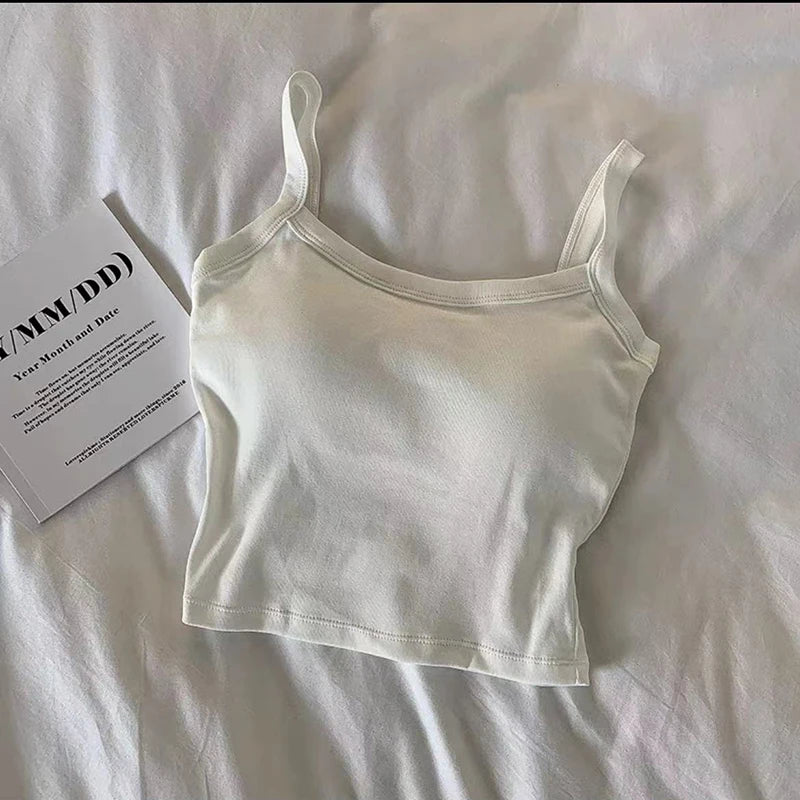 Sexy Crop Top Women Sleeveless Camisole Lingerie Tube Top