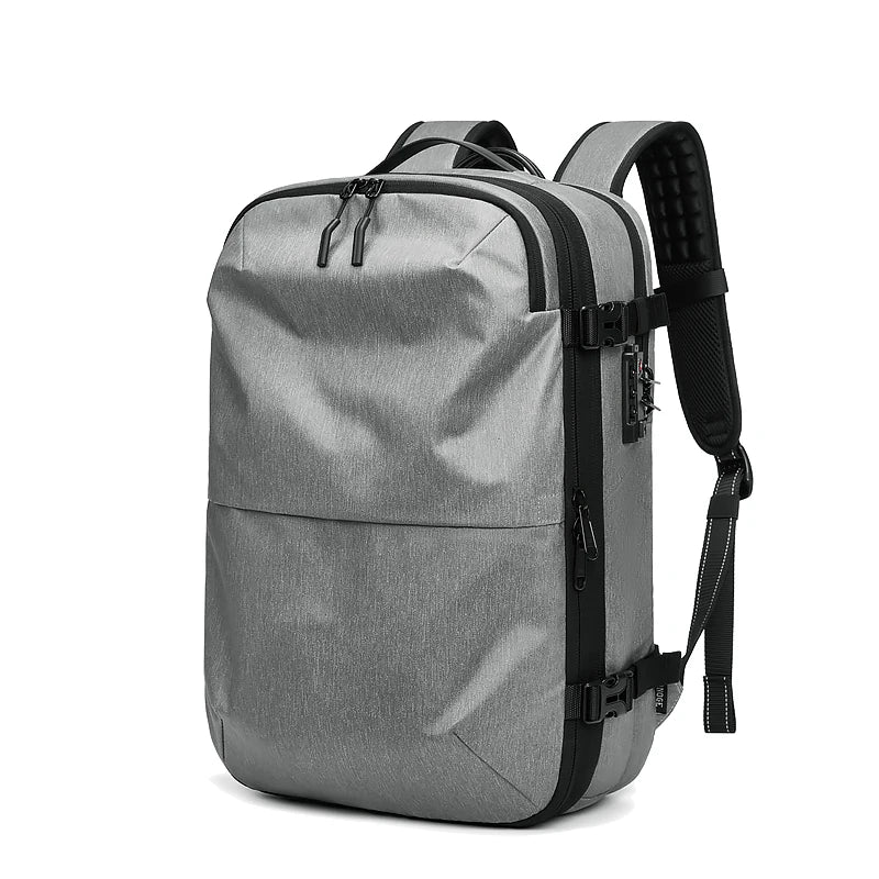 Men Travel Laptop Backpack 17 Inch Vacuum Compression