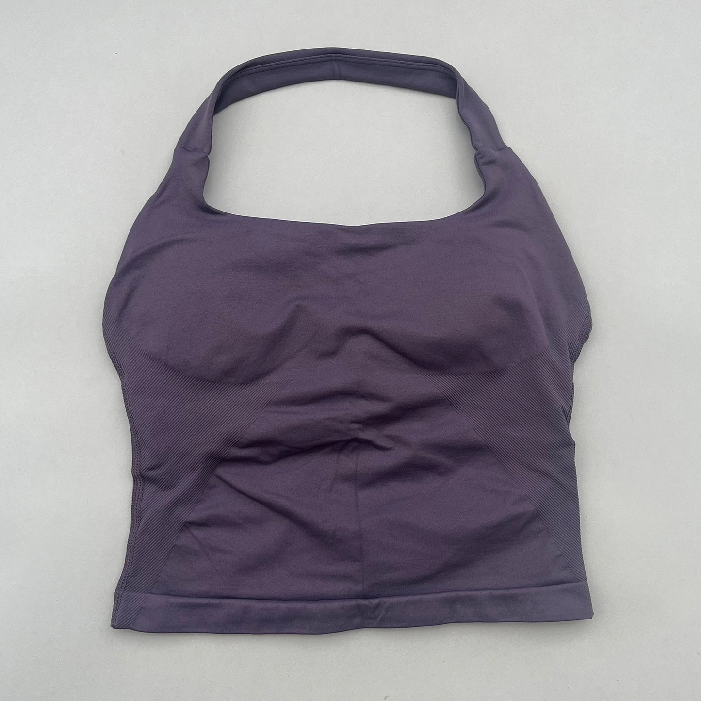 No Logo Womens Halter Top And Shorts Yoga Set Activewear