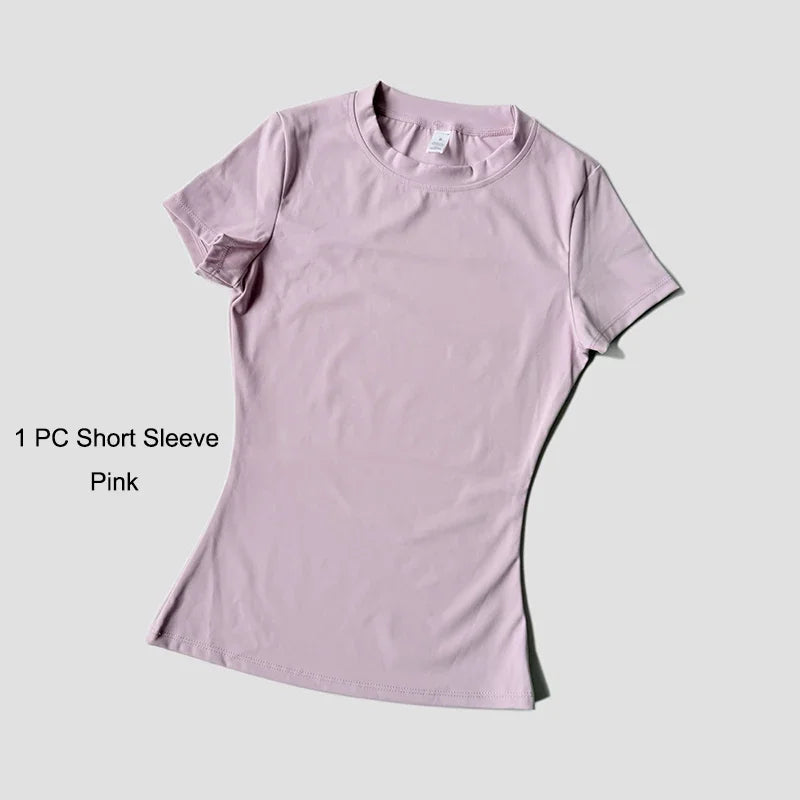 Yoga Set Women Sportswear Crop Top Legging Gym Outfit