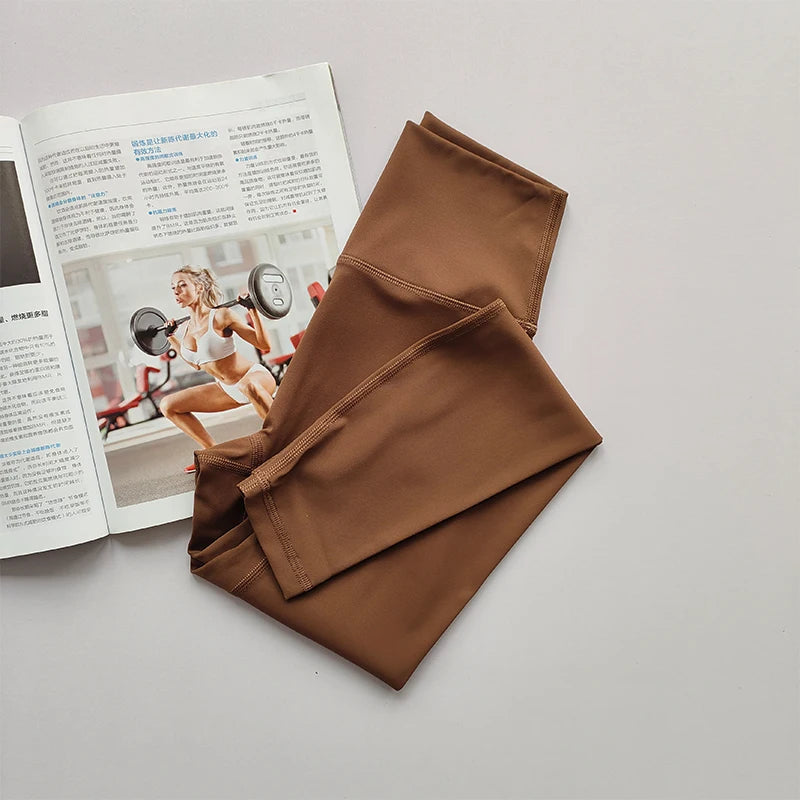 Naked High Waist Yoga Pants for Women Tight Fit Leggings