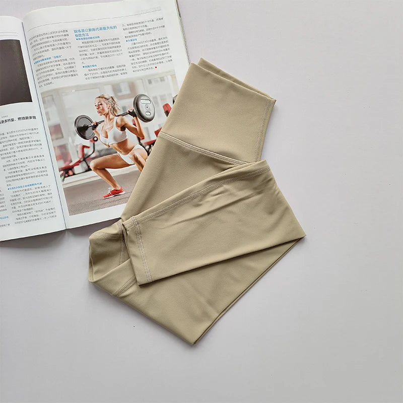 Naked High Waist Yoga Pants for Women Tight Fit Leggings