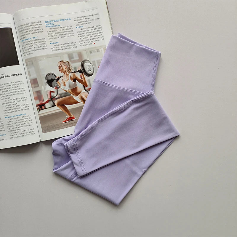 Naked High Waist Yoga Pants for Women Tight Fit Leggings