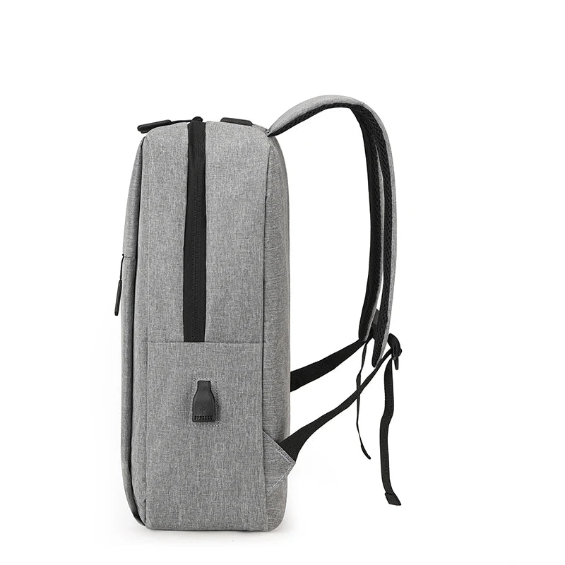 Men 15.6 Inch Laptop Backpack USB Charging Waterproof