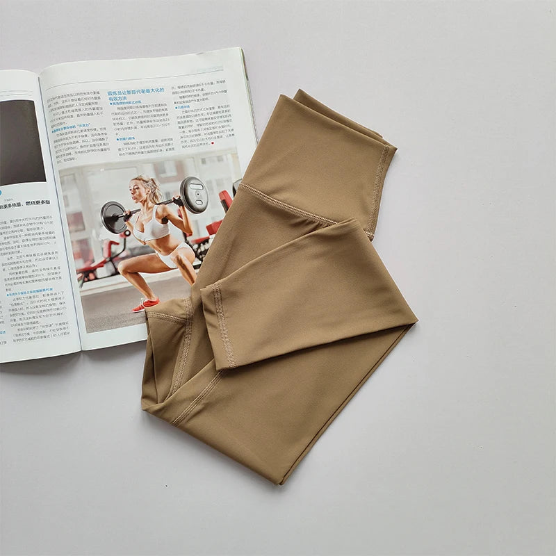 Naked High Waist Yoga Pants for Women Tight Fit Leggings