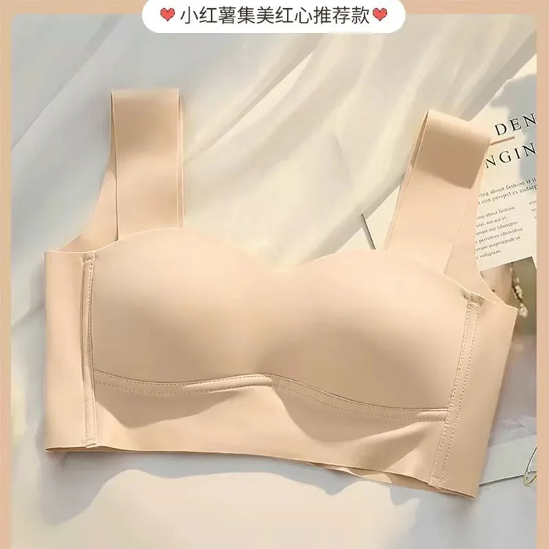 Three Pack Ice Silk Wireless Bralette Set For Women