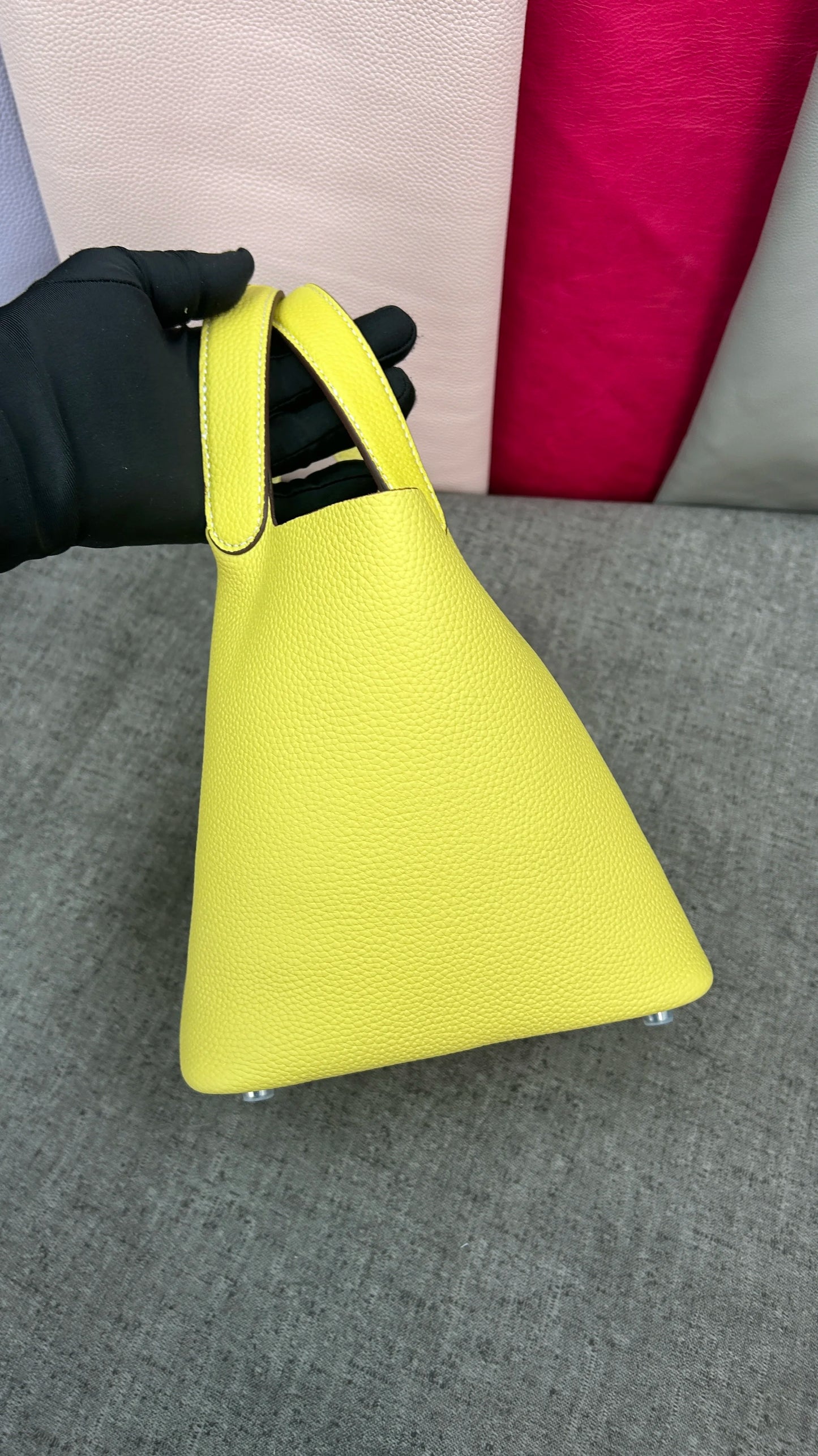 Mendy Mini Bucket Bag Women Genuine Leather Crossbody