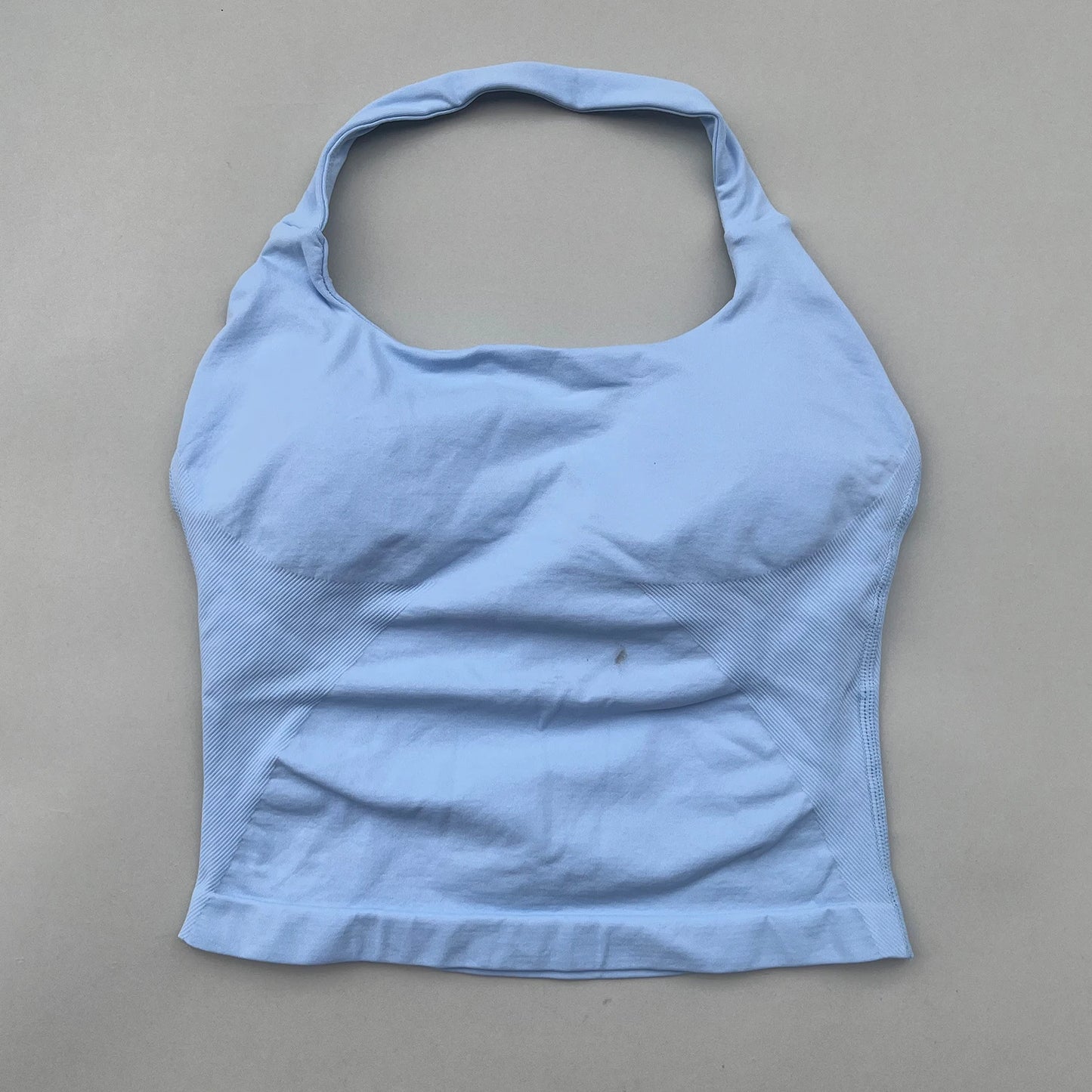 No Logo Womens Halter Top And Shorts Yoga Set Activewear