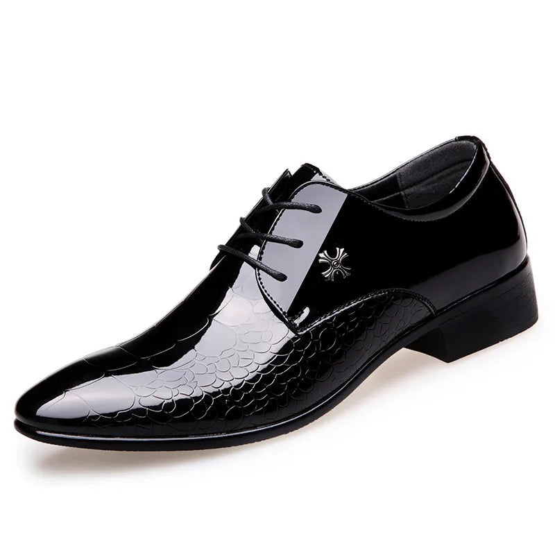 New Italian Oxford Shoes for Men Plus Size 38 48 Patent