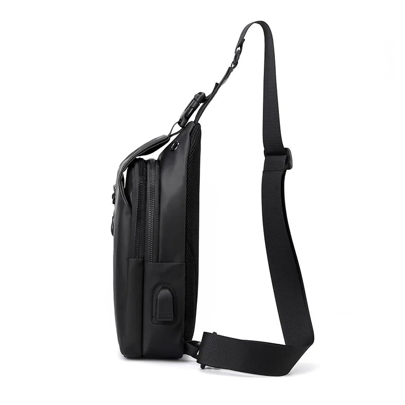 Waterproof Lightweight Crossbody Bag For Men Large Capacity