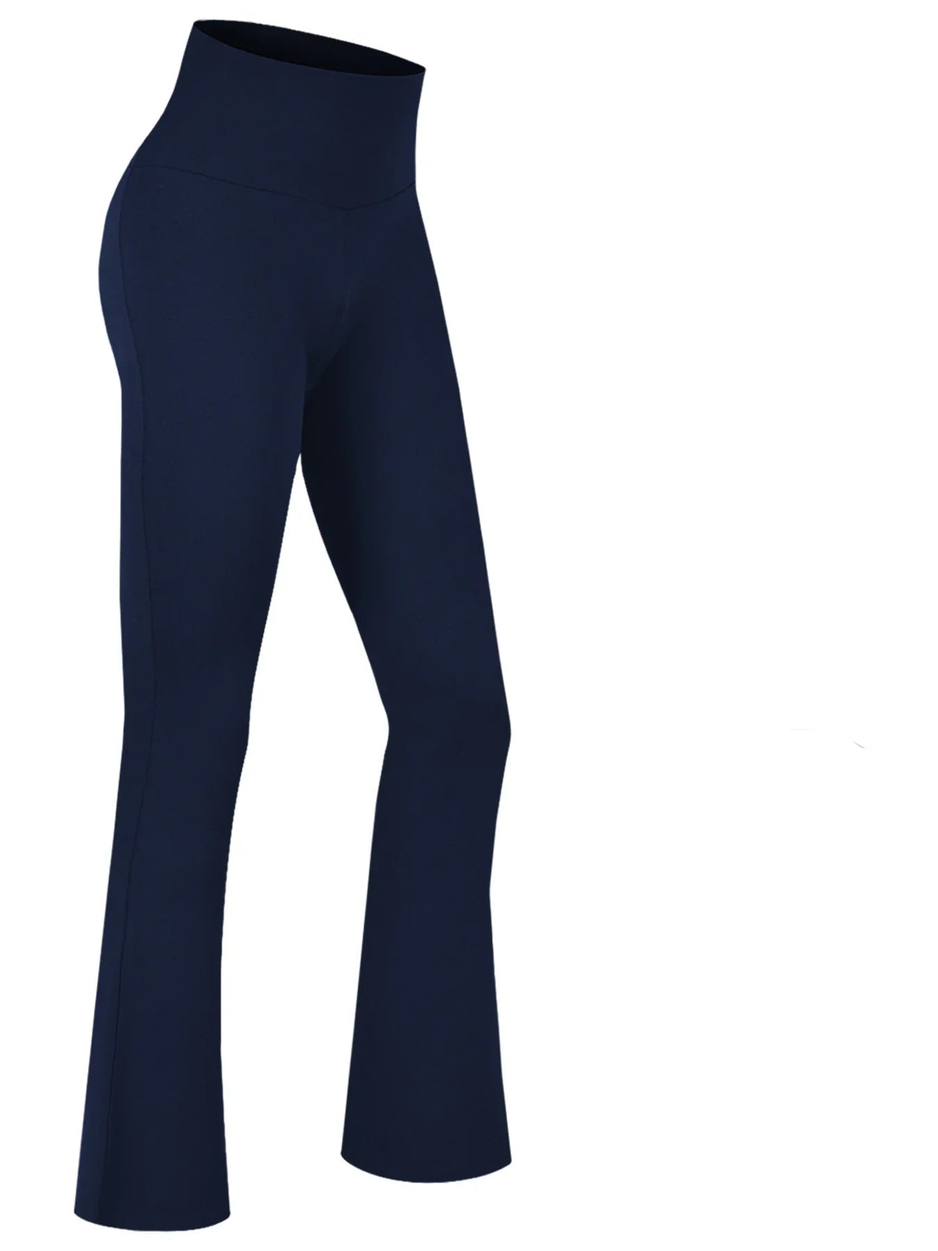 Womens Super Soft Flare High Waisted Tummy Control Leggings