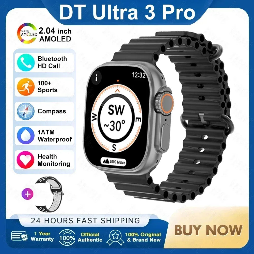 DT Ultra 3 Pro Smartwatch GPS NFC Bluetooth 32GB Waterproof